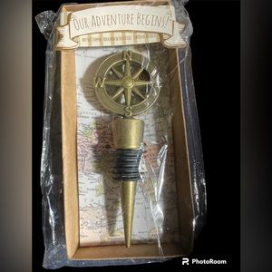 Kate Aspen nautical bottle stopper NIP